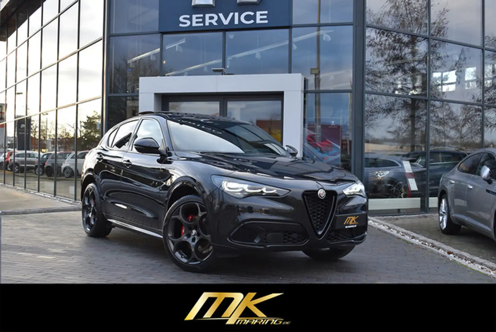 Alfa Romeo Stelvio 2.0 TURBO*COMPETIZIONE*BLACK*PANO*MATRIX Schwarz - 1