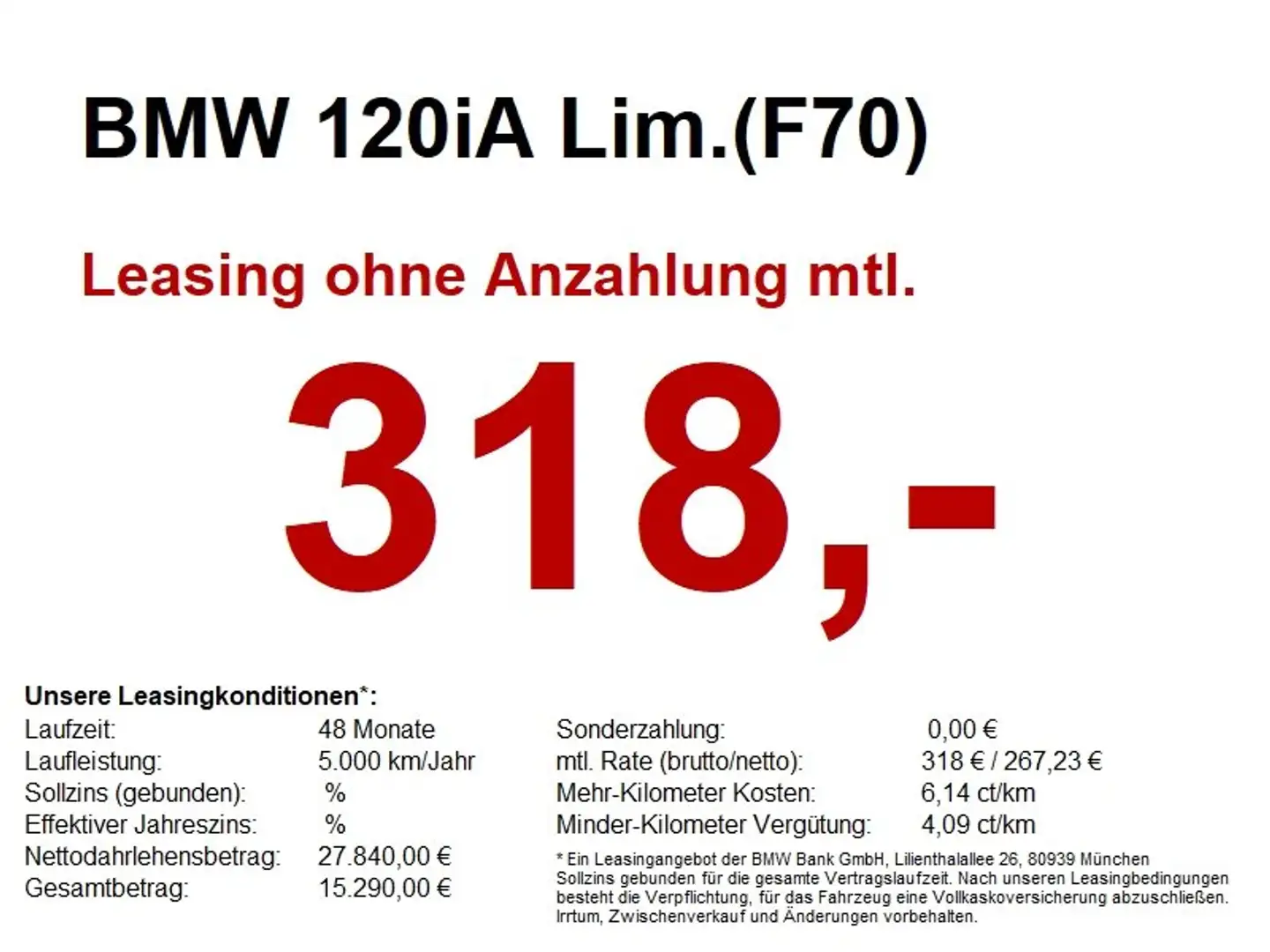 BMW 120 iA 5-trg.(F70) LED.DriveAss.ParkAss.SHZ.Keyl Weiß - 1