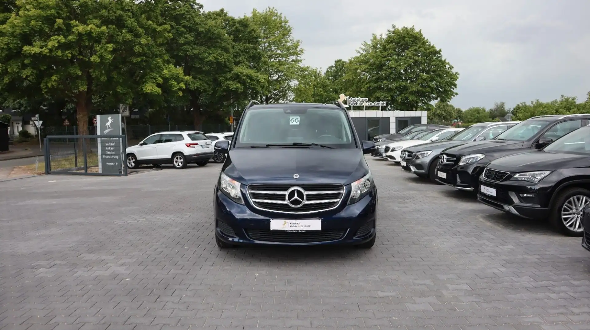 Mercedes-Benz V 220 BT EDITION Extralang Spur TotW. Kamera AHK Azul - 2