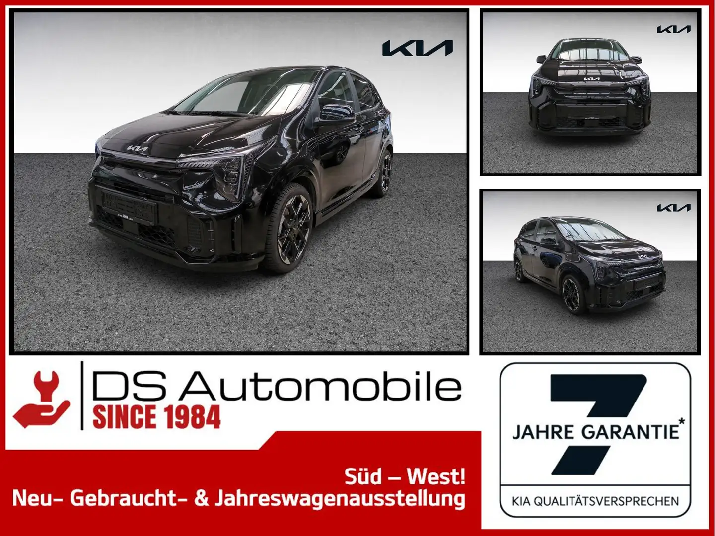Kia Picanto 1.2 AMT GT-Line LED|KAMERA|NAVI Schwarz - 1