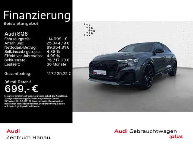Audi SQ8 TFSI quattro*PANO*23ZOLL*LASER*LUFT*AHK*S-SI