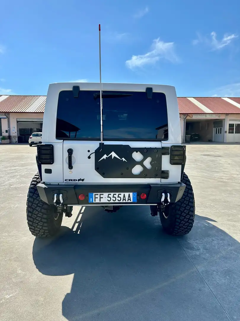 Jeep Wrangler Unlimited 2.8 crd Sahara auto E5+ Bianco - 2