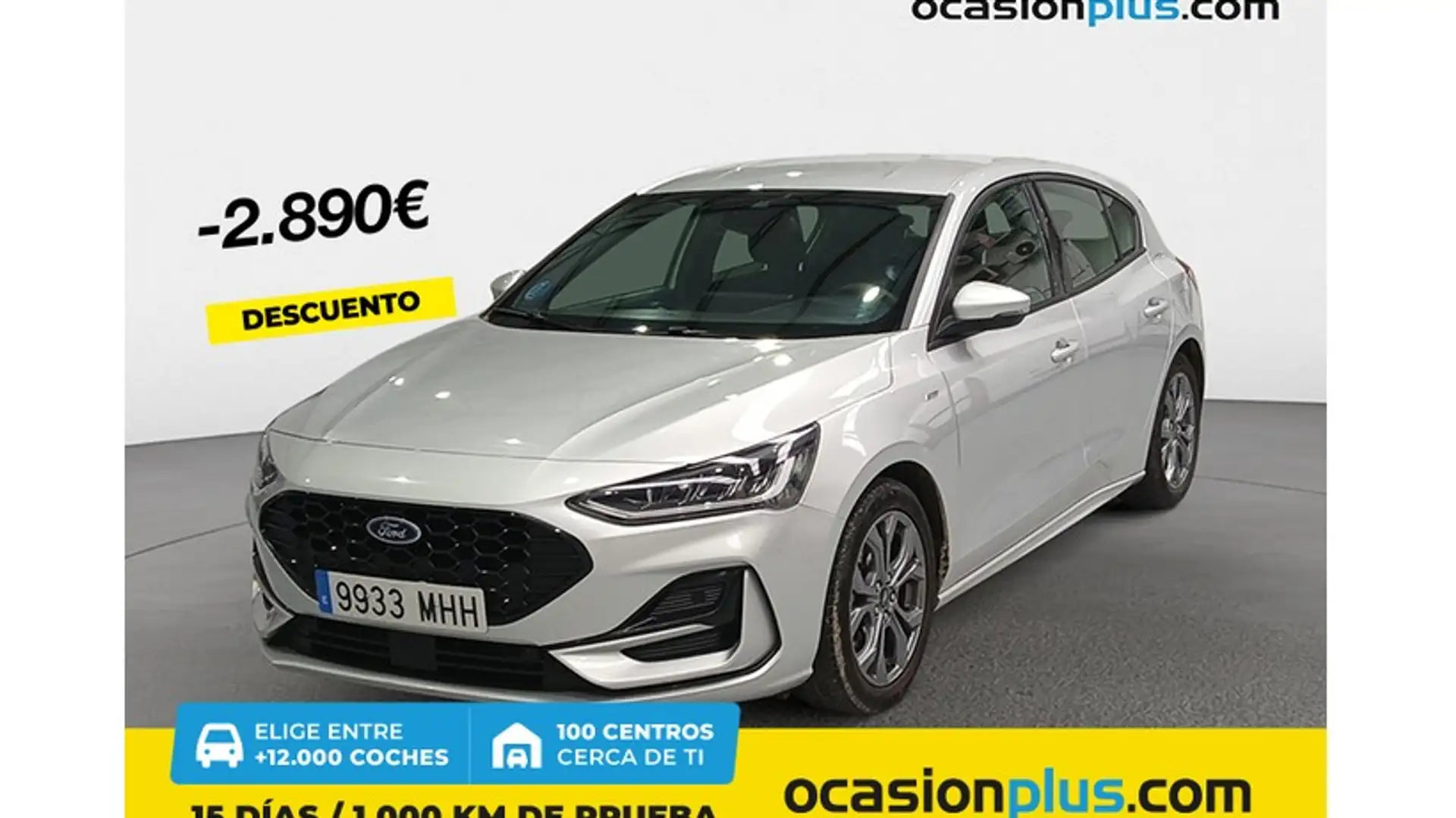 Ford Focus 1.0 Ecoboost MHEV ST-Line 125 Aut. Plateado - 1
