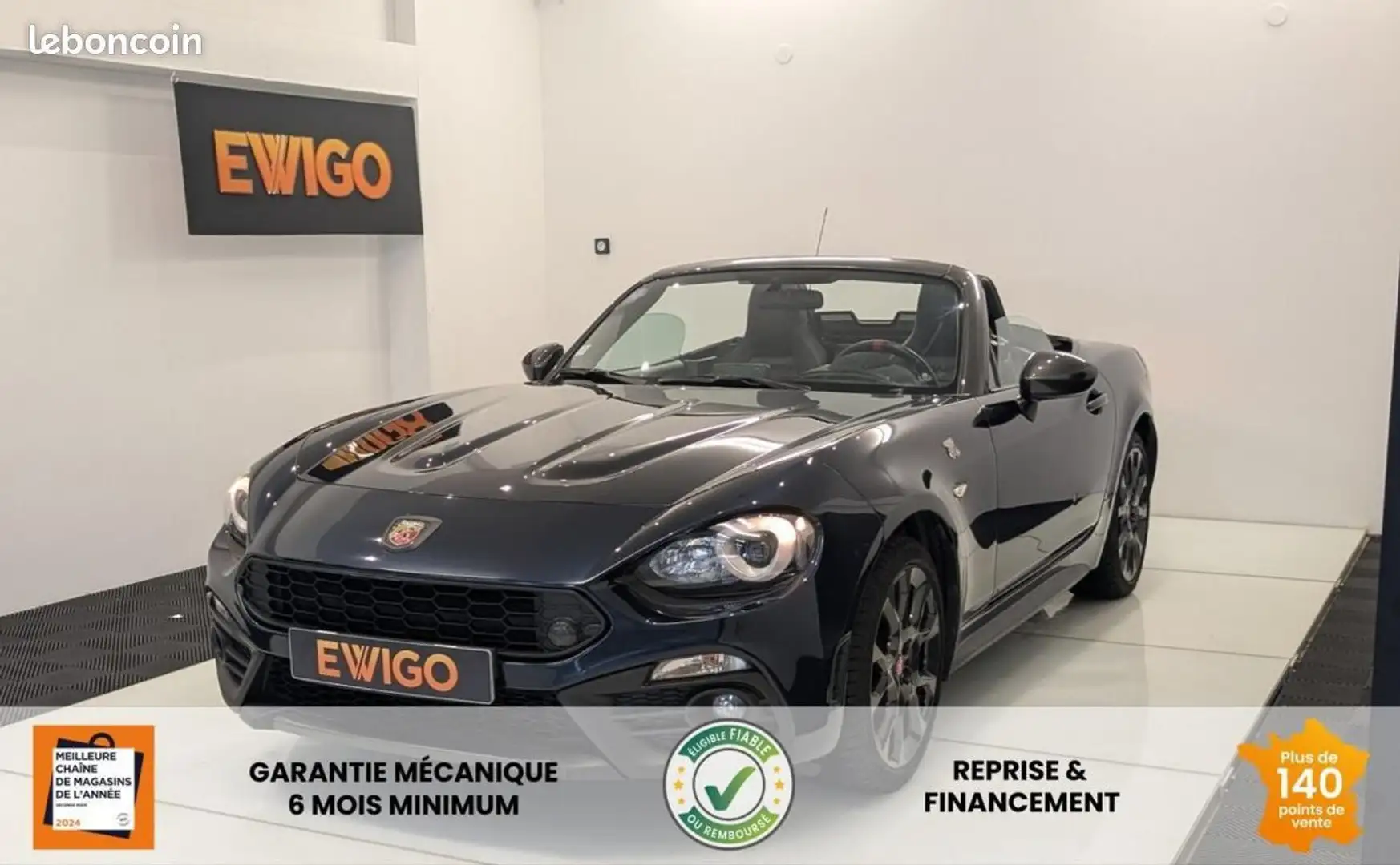 Abarth 124 Spider 1.4 MULTIAIR 170ch Bleu - 1