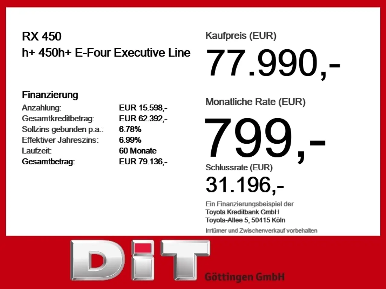 Lexus RX 450h RX 450 h+ 450h+ E-Four Executive Line ACC+AHK+SD 3