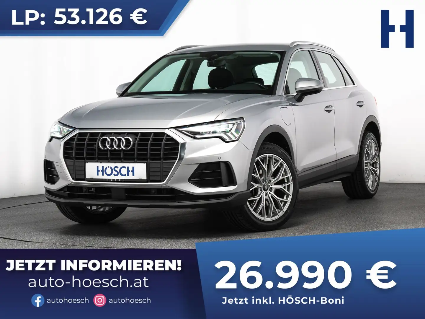 Audi Q3 45 TFSI e MMI LED VIRTUAL KAMERA ++ Silber - 1