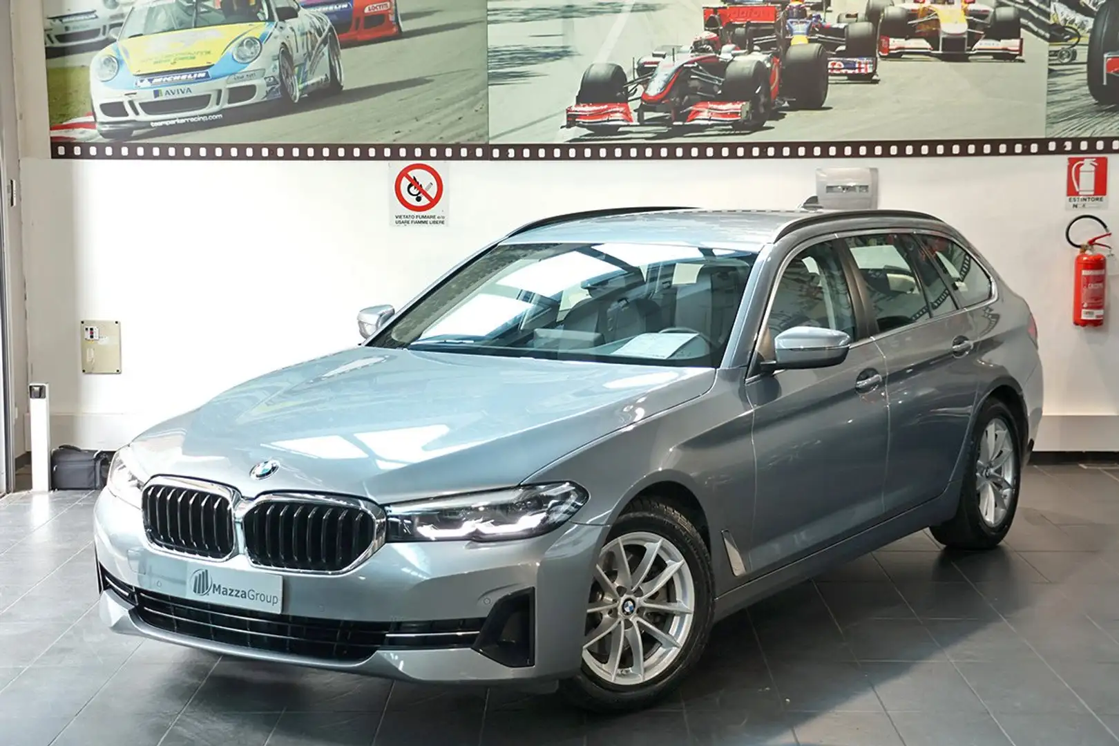 BMW 518 d 48V Touring Business - PELLE/COCKPIT PRO Gris - 1
