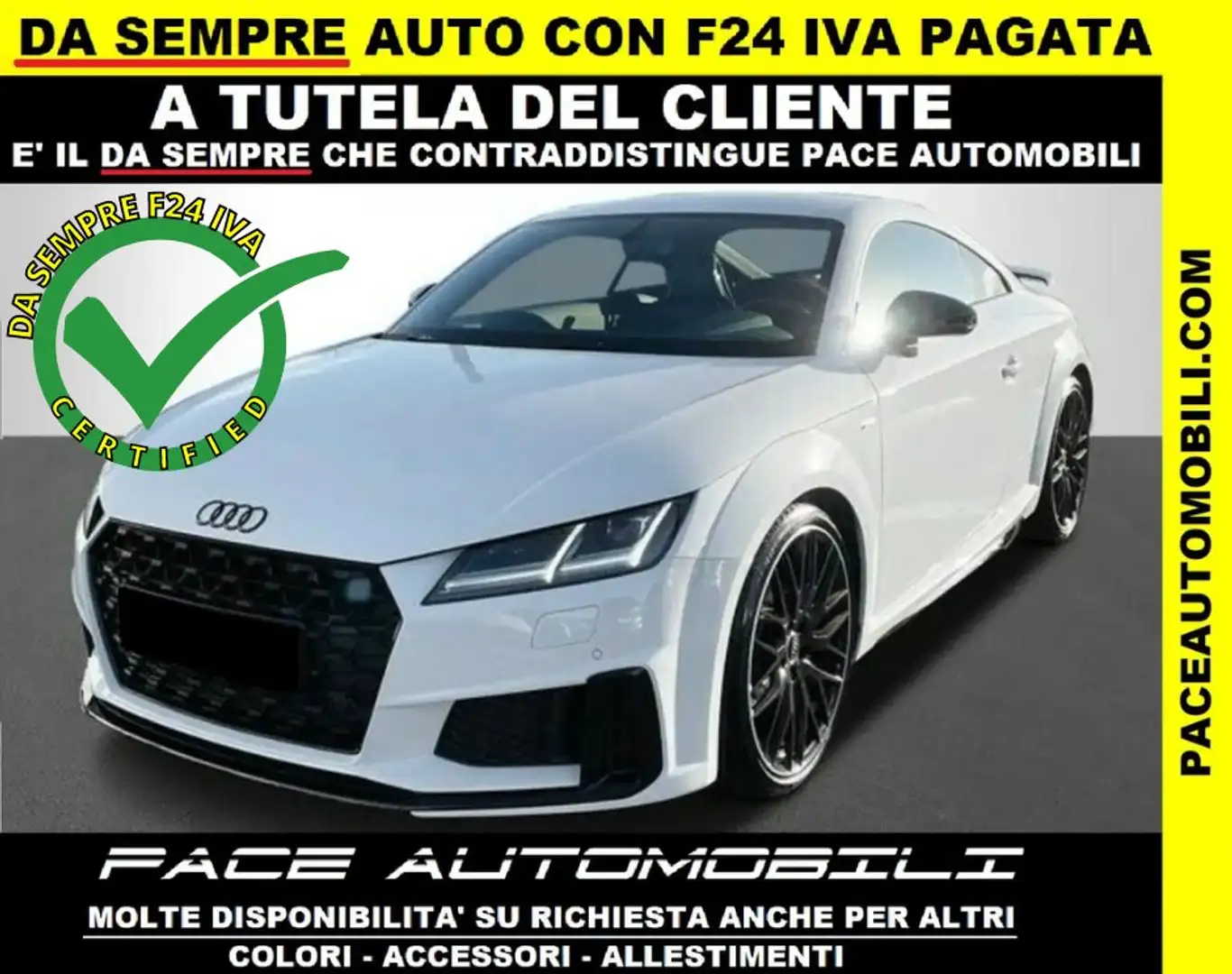 Audi TT 40 S LINE SLINE S-LINE COMPETITION BLACK PACK 20" Blanc - 1