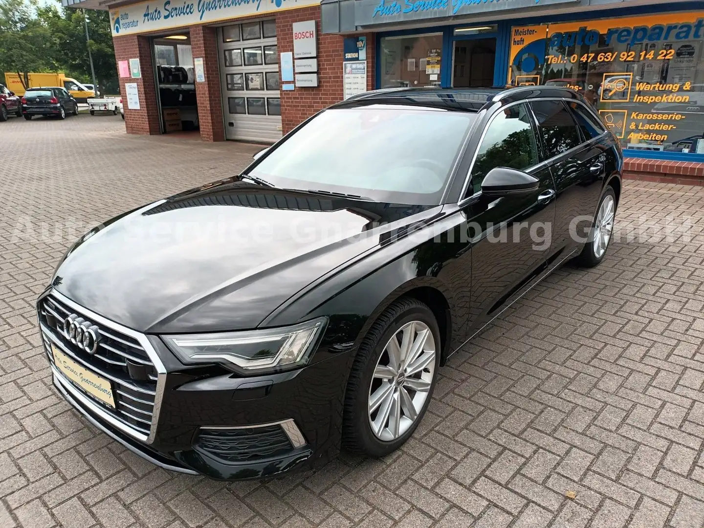 Audi A6 Avant 45 TDI quattro design Leder, AHK, Zwart - 1