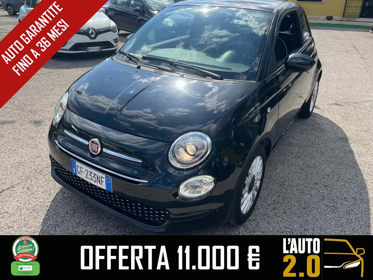 Fiat 500 500 III 2015 1.0 hybrid Launch Edition 70cv Noir - 1