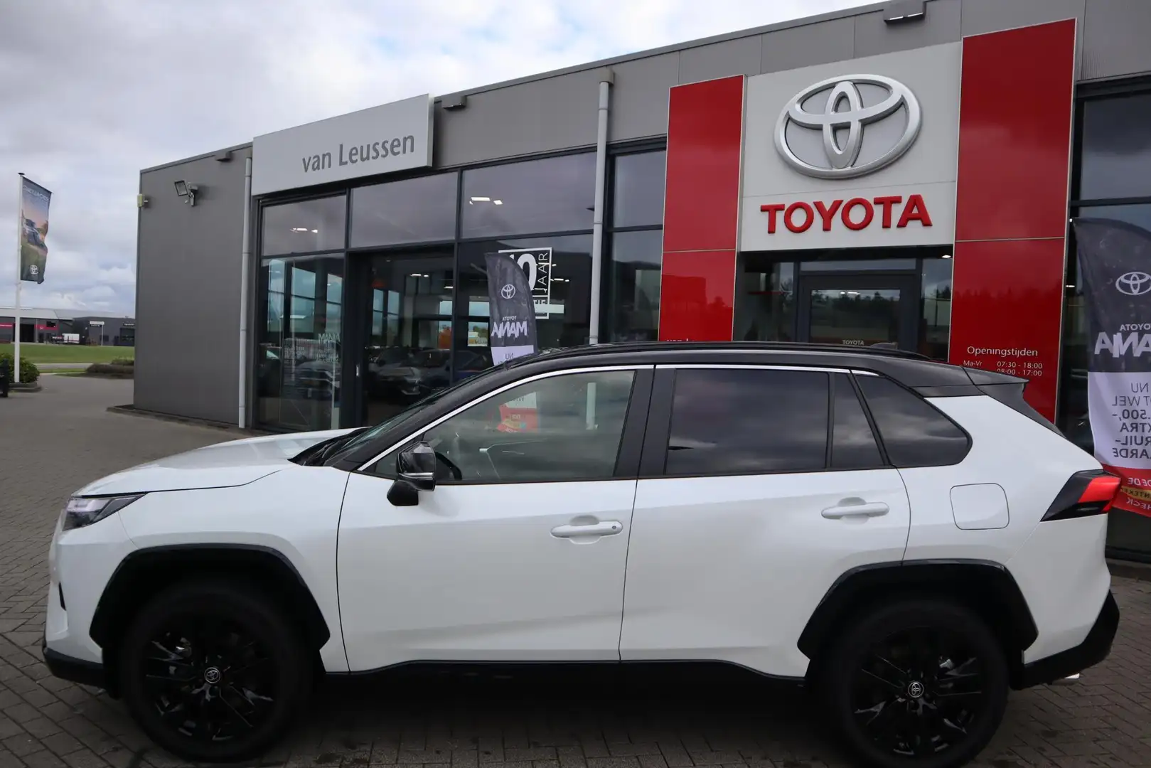 Toyota RAV 4 2.5 HYBRID STYLE APPLE/ANDROID LEDER STOEL/STUUR/V Wit - 2