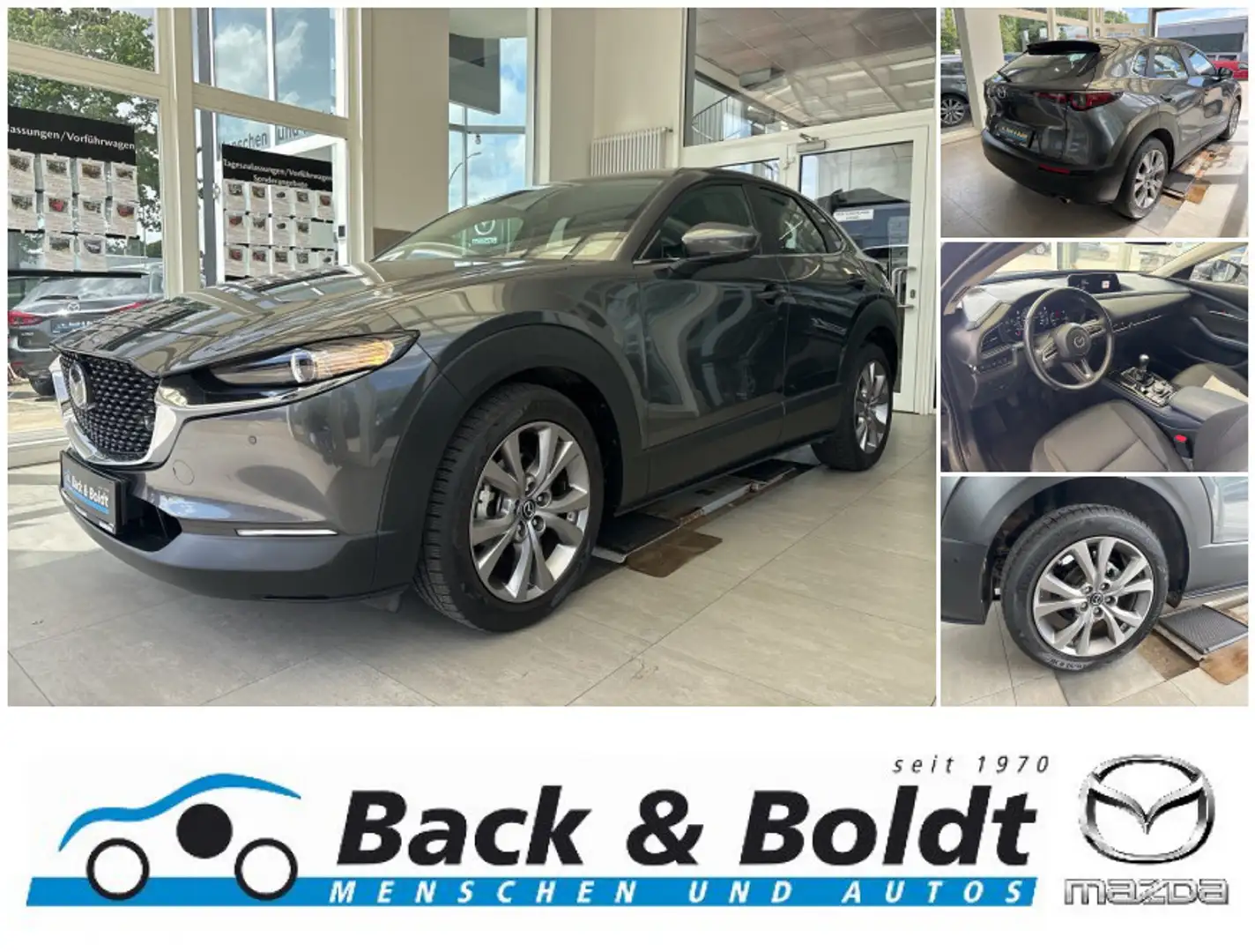 Mazda CX-30 Selection 2.0i*360GRAD,HEAD-UP,KEYLESS,VOLL LED* Grau - 1