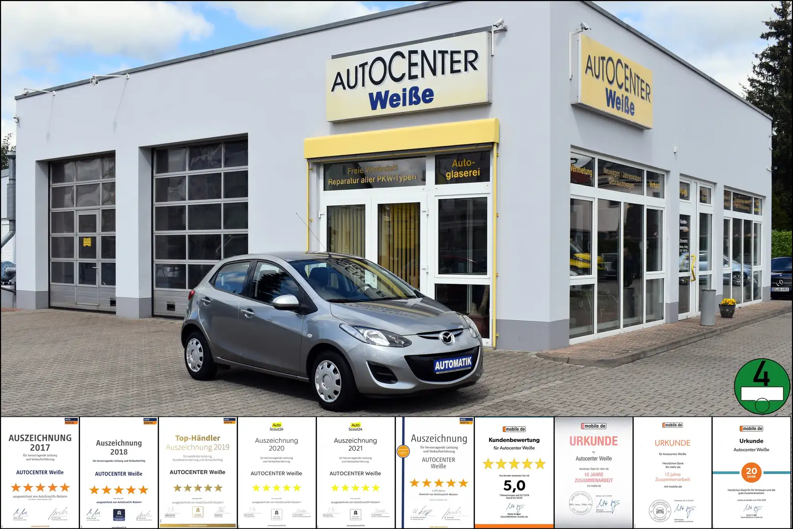 Mazda 2 1.5 Center-Line (5-trg.)(75kW) Grau - 1
