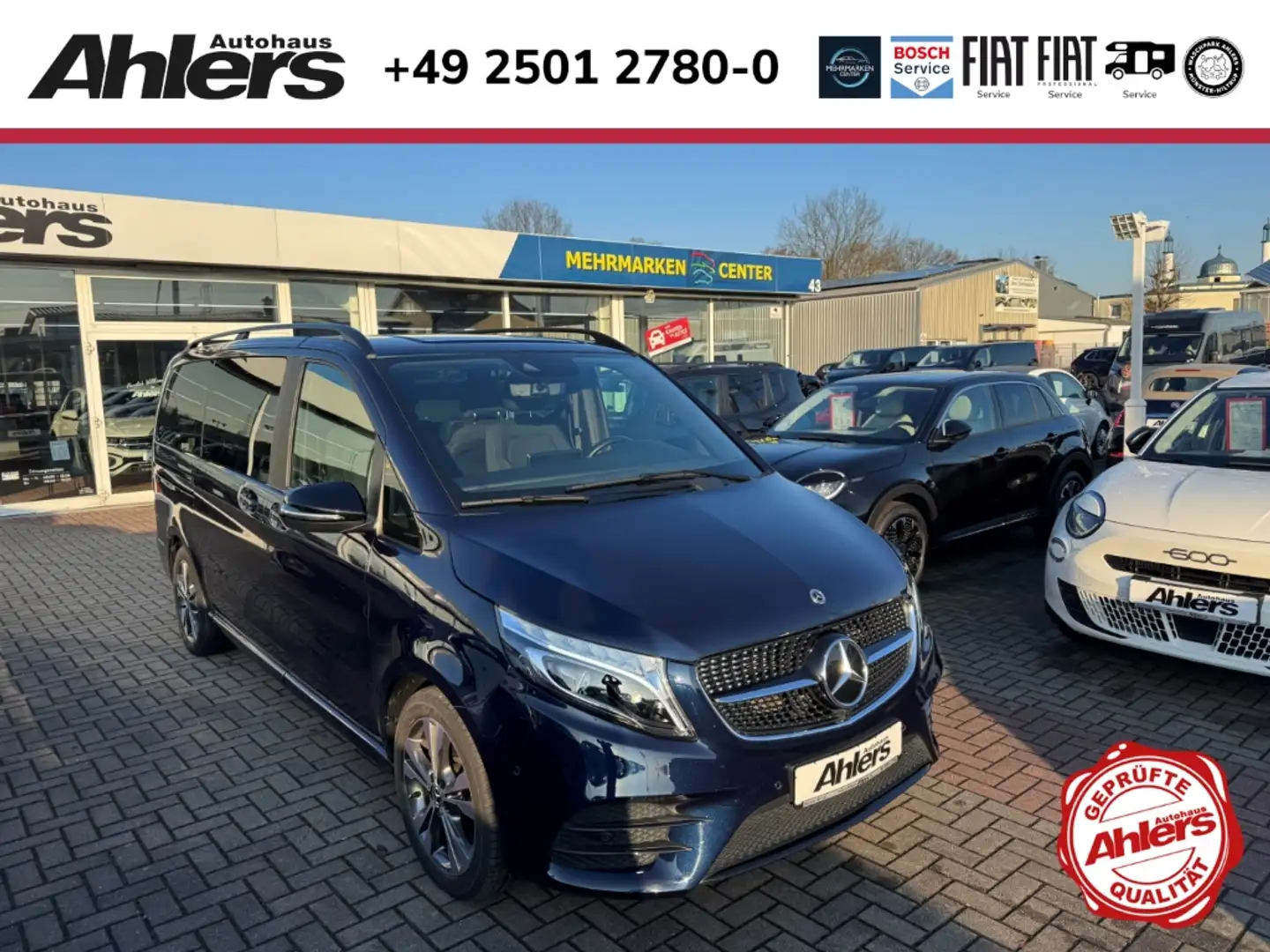 Mercedes-Benz V 250 d AMG+AHK+8FACH+NAVI+ACC+ELHECK+KAMERA+ Blau - 1