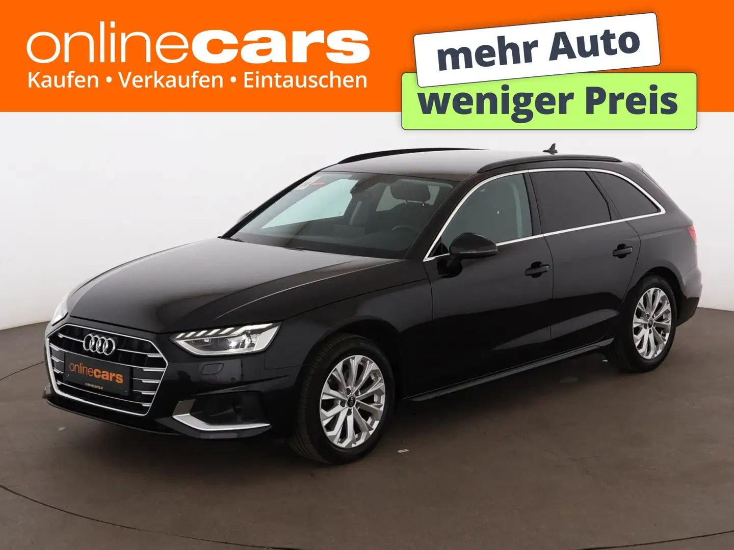 Audi A4 Avant 35 TDI advanced Aut MATRIX RADAR NAVI Schwarz - 1