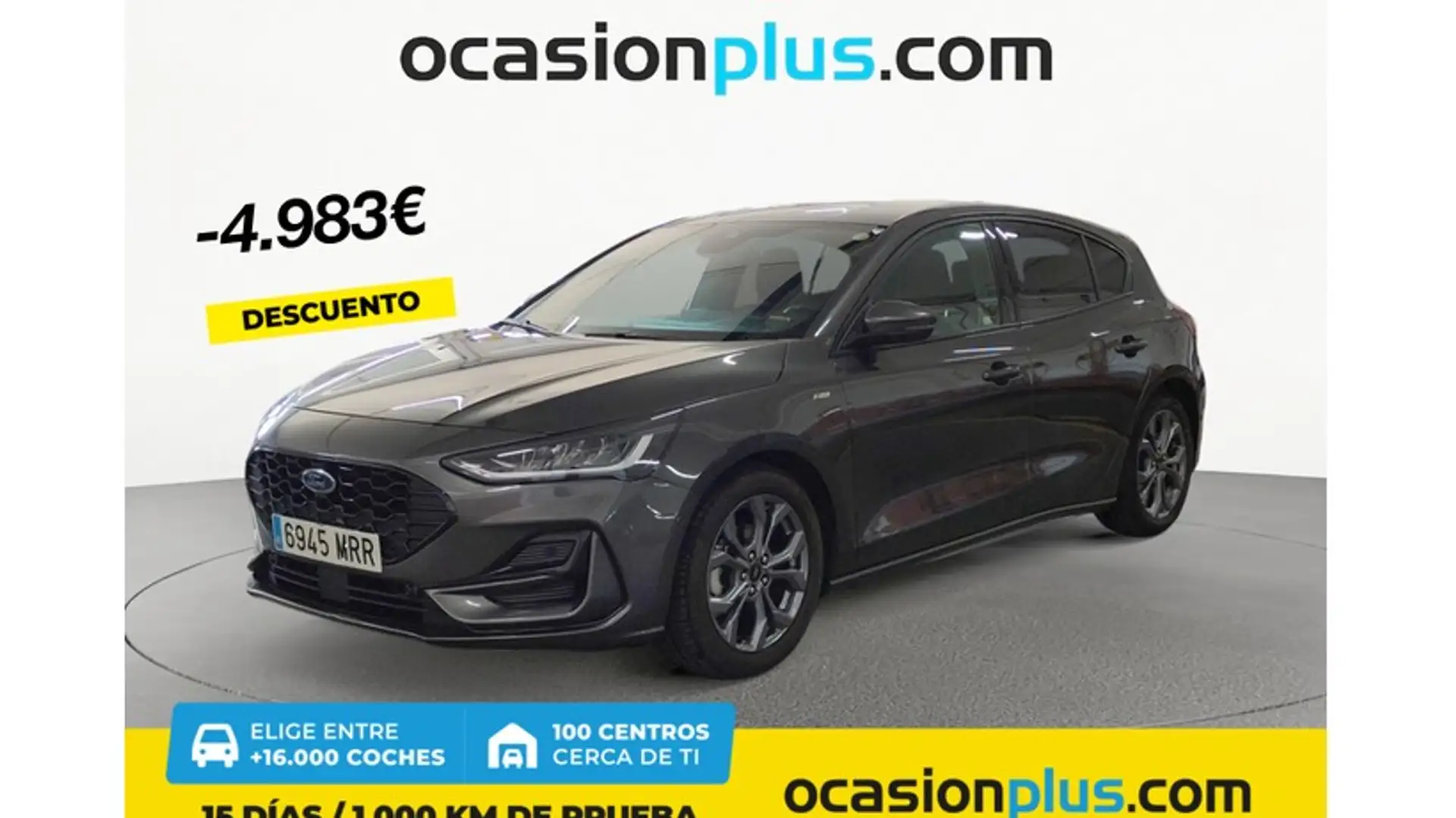Ford Focus 1.0 Ecoboost MHEV ST-Line 155 Aut. Gris - 1