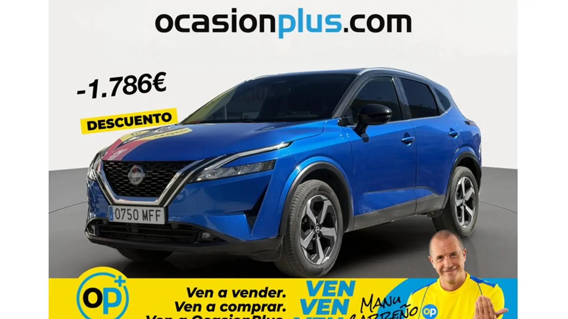 Nissan Qashqai 1.3 DIG-T mHEV 12V N-Connecta 4x2 103kW Azul - 1