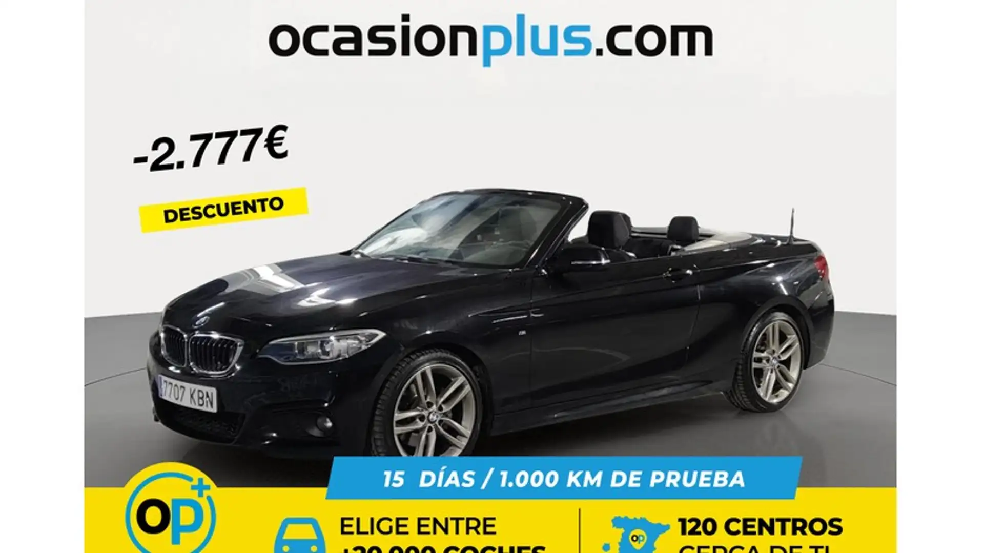 BMW 220 220iA Cabrio Negro - 1