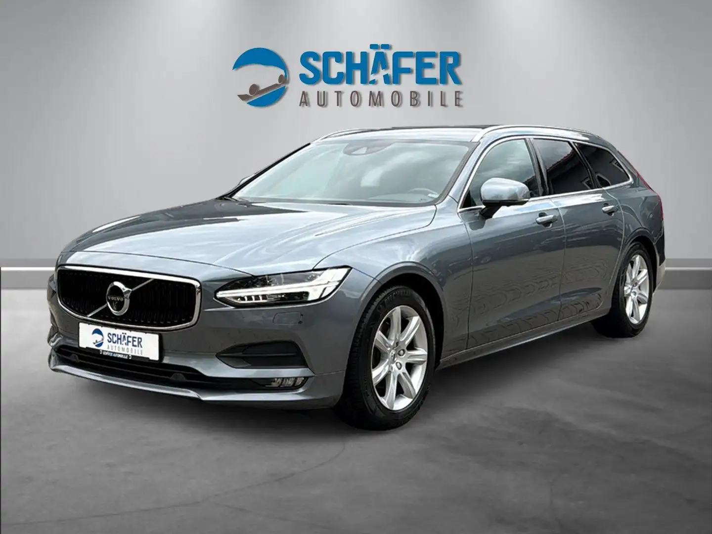 Volvo V90 D4 Momentum AWD #LED #STHZ #AHK #H&K #360° Gris - 1