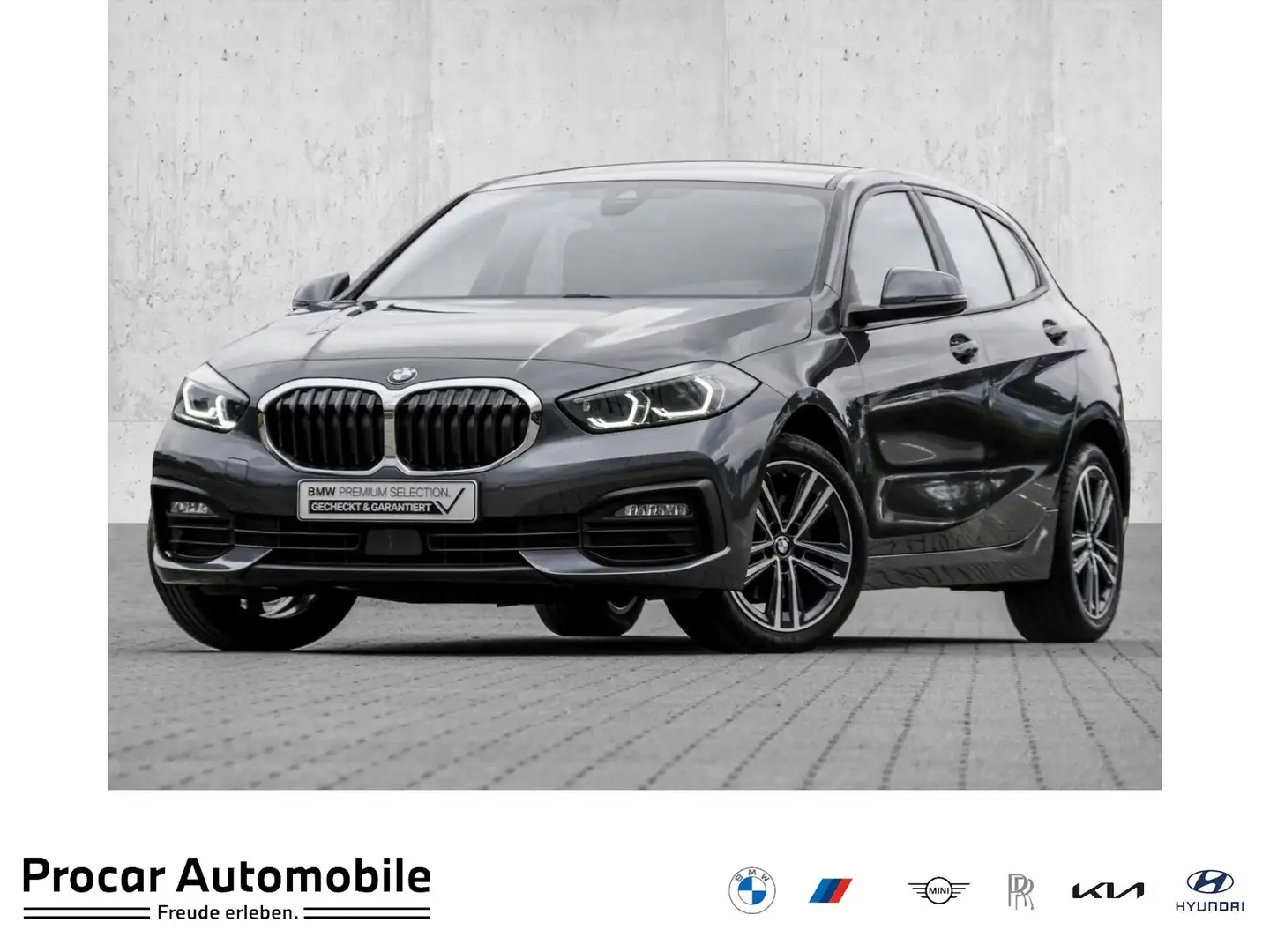 BMW 118 i ADVANTAGE+HuD+SHZ+ADAPT.LED Grey - 1