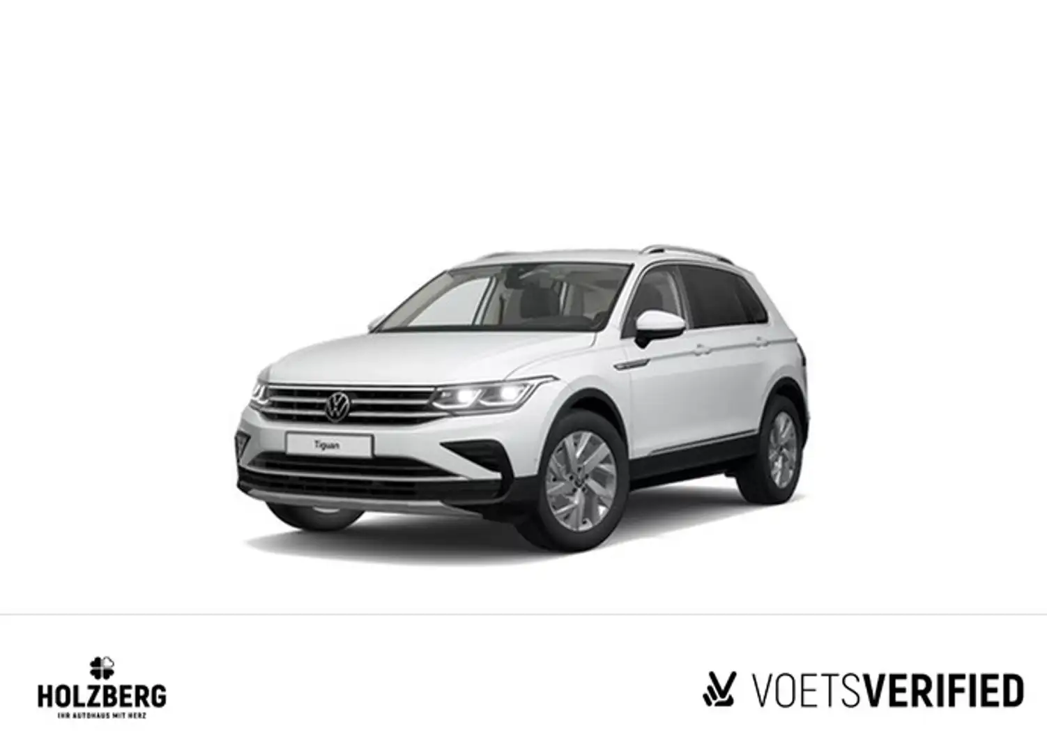 Volkswagen Tiguan Elegance 2.0 TDI DSG LEDER+AHK+ACC+NAVI Weiß - 1