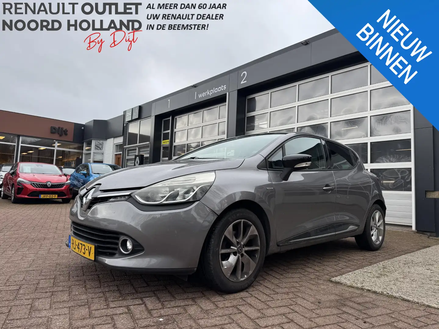 Renault Clio 0.9 TCe Eco2 Dynamique Gris - 1
