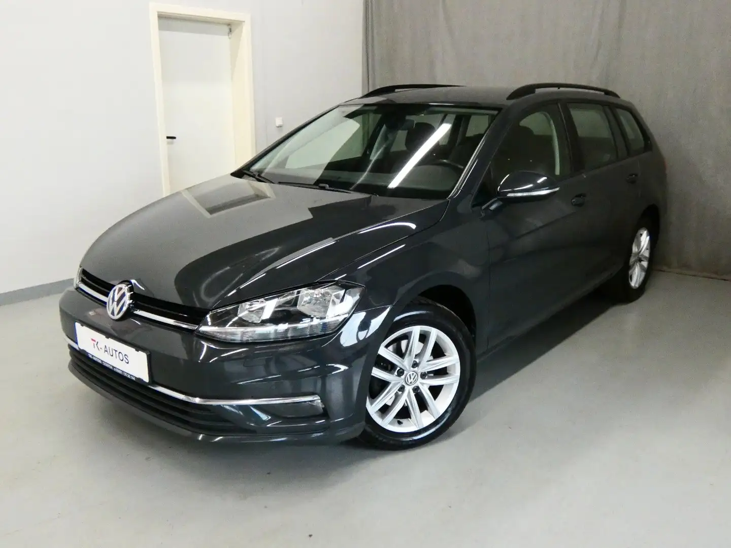 Volkswagen Golf Variant 2.0 TDI Comfortl,1.Hand,Navi,S-Heft Grijs - 1