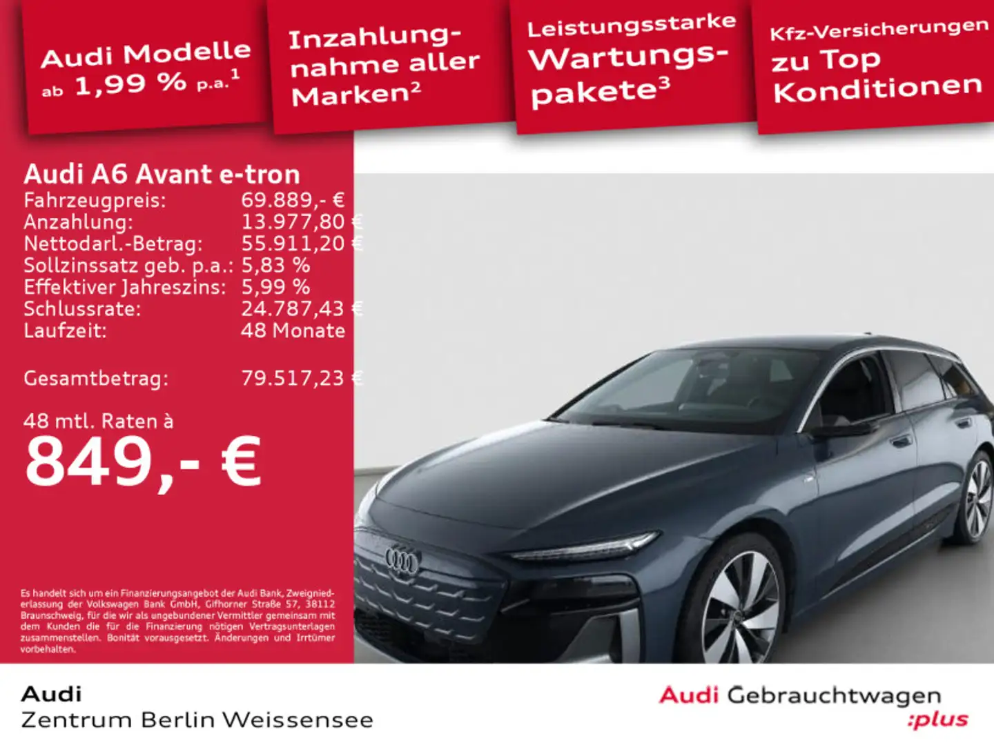 Audi S-LINE*MATRIX*HUD*PANO*AHK*ACC** Blau - 1