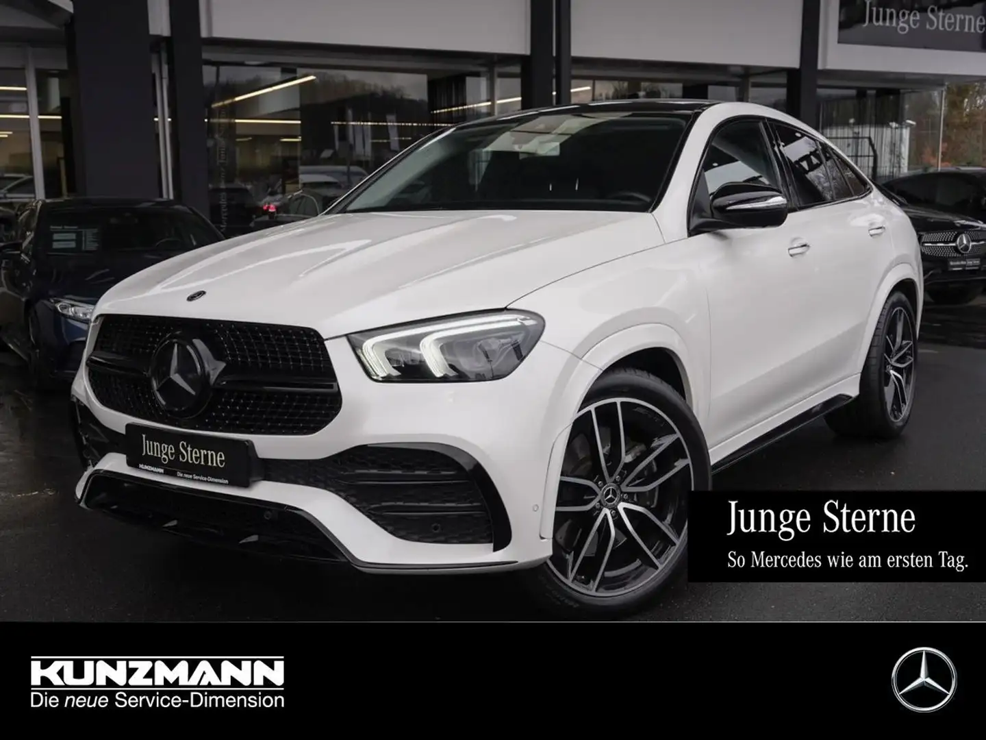 Mercedes-Benz GLE 350 d 4M Coupé AMG Night Panorama Airmatic Weiß - 1