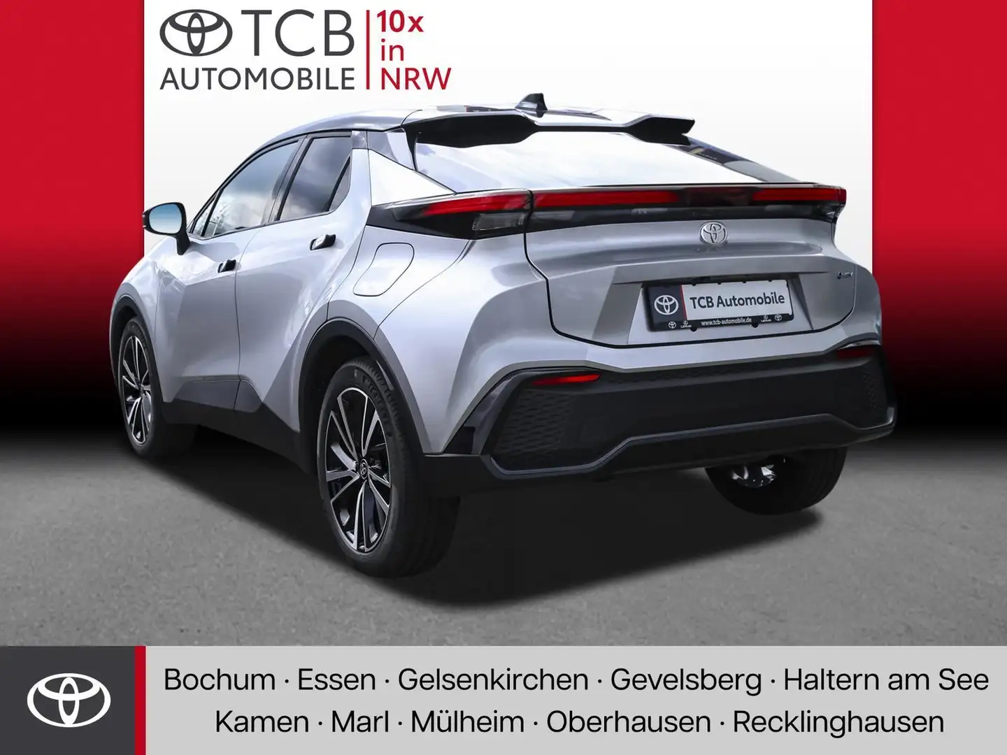 Toyota C-HR 2.0 Hybrid Lounge *JBL*CARPLAY*PANORAMADACH* Plateado - 2