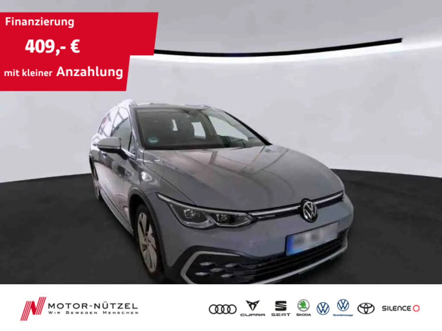 Volkswagen Golf VIII Alltrack TDI DSG MATRIX+AHK+PANO+STHZG Grau - 1