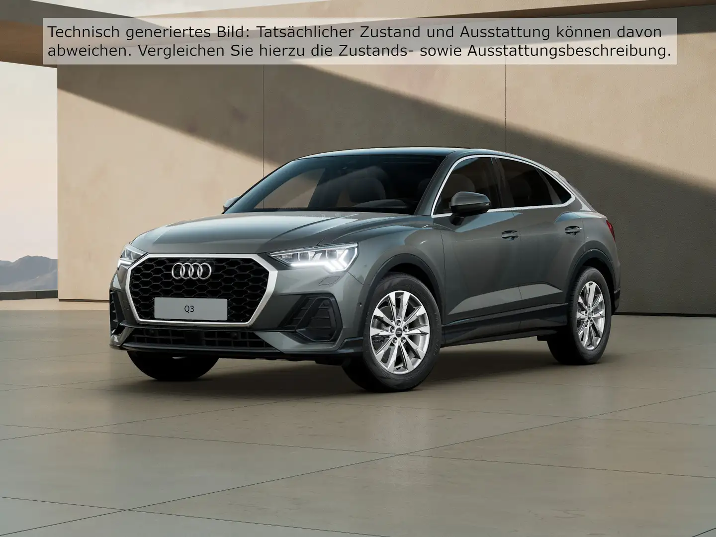 Audi Q3 35 TDI Standh. Pano Matrix Kamera Grau - 2