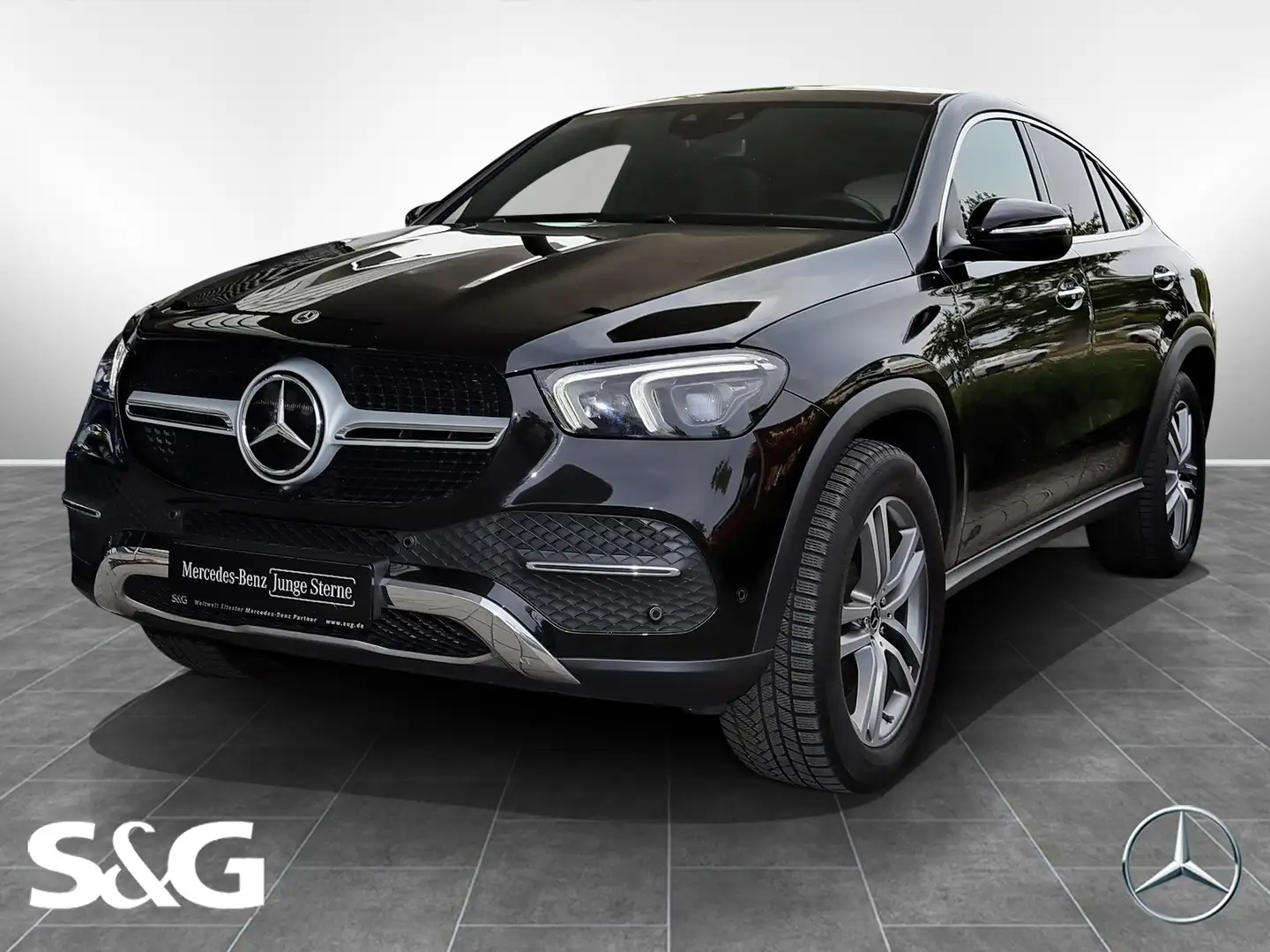 Mercedes-Benz GLE 400 d 4M Coupé AHK+PANORAMA+DISTRONIC+360° Zwart - 1