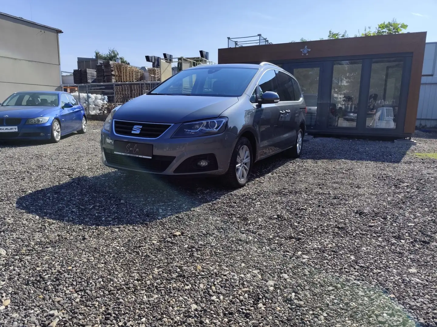SEAT Alhambra Executive 2,0 TDI 7Sitzer elek Schiebe Serviceheft Gris - 1