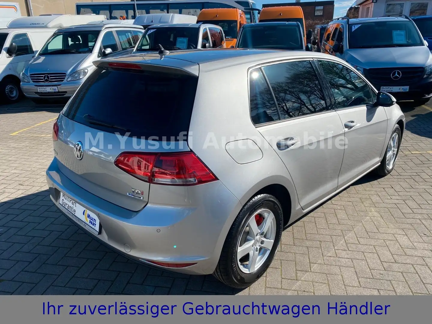 Volkswagen Golf GOLF VII 1.6 TRENDLINE BMT NAVI|PDC|BI-XENON|EU6 Argent - 2