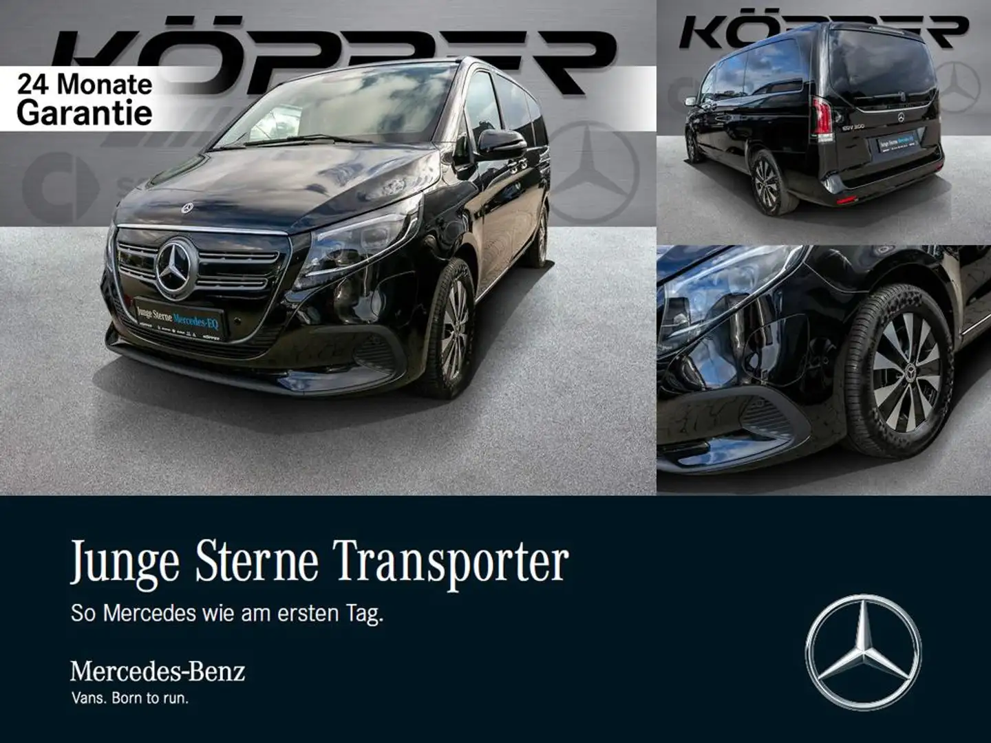 Mercedes-Benz EQV 300 L 7-Sitzer Distronic Kamera Navi LED Noir - 1