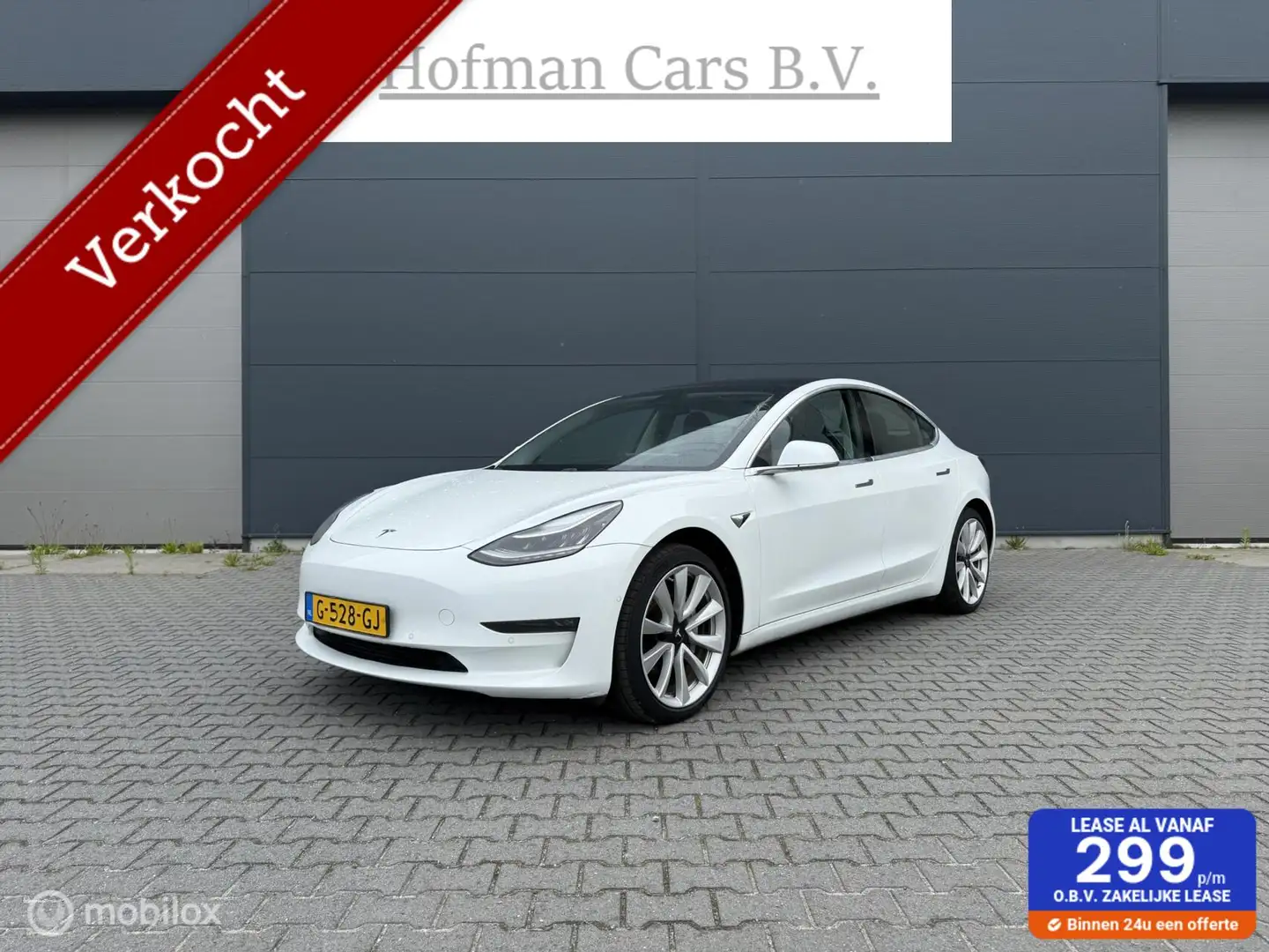 Tesla Model 3 Long Range AWD 75 kWh Dual Motor 19Inch Incl BTW Wit - 1