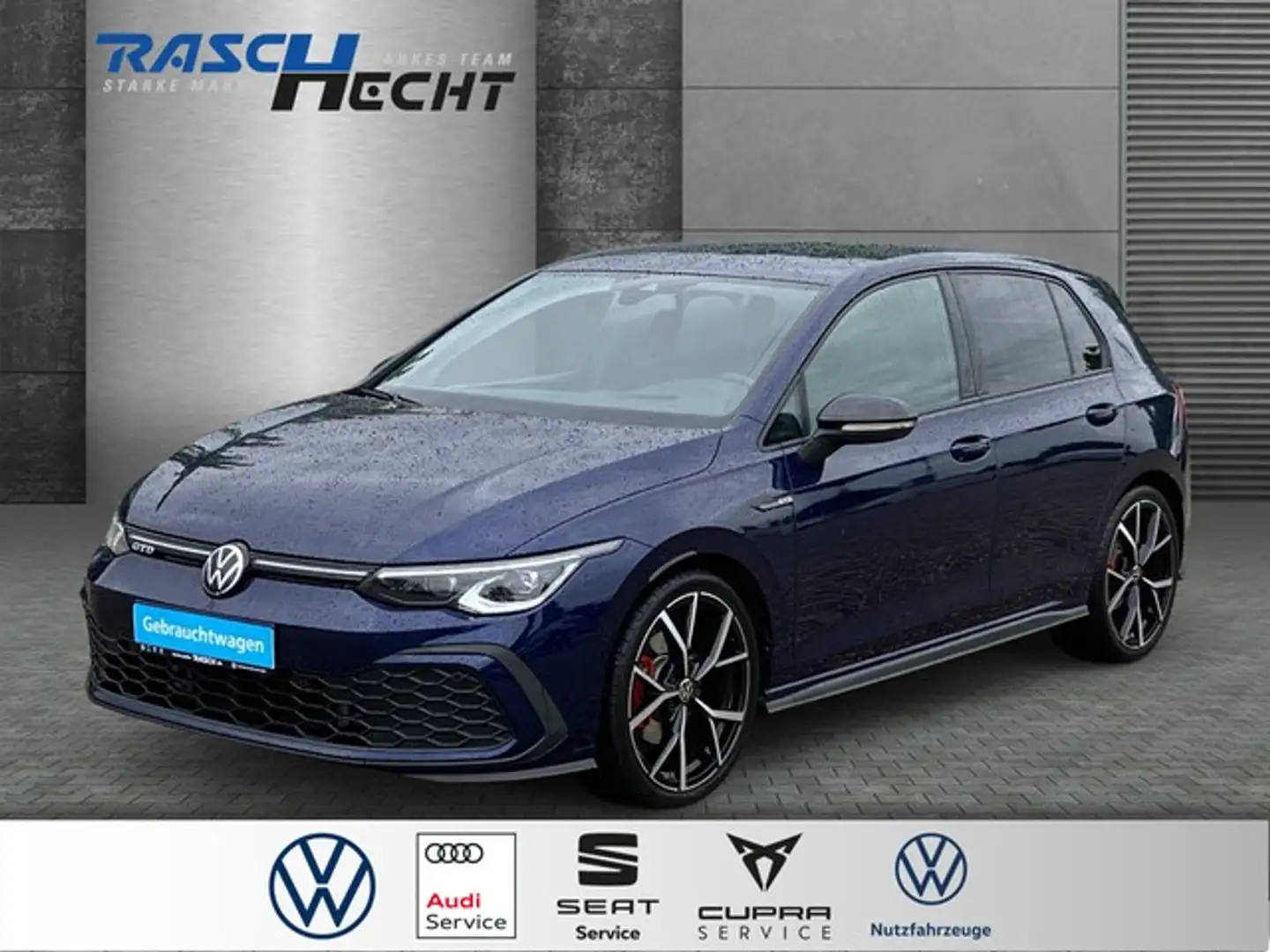 Volkswagen Golf GTD 2.0 TDI DSG*NAVI*LED*AHK*STANHZG* Bleu - 1