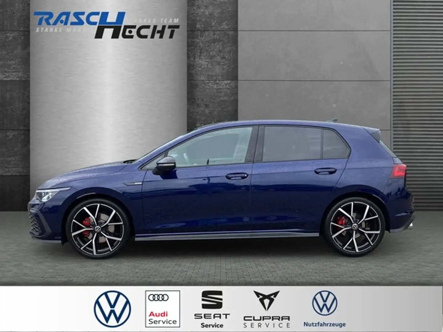 Volkswagen Golf GTD 2.0 TDI DSG*NAVI*LED*AHK*STANHZG* Bleu - 2