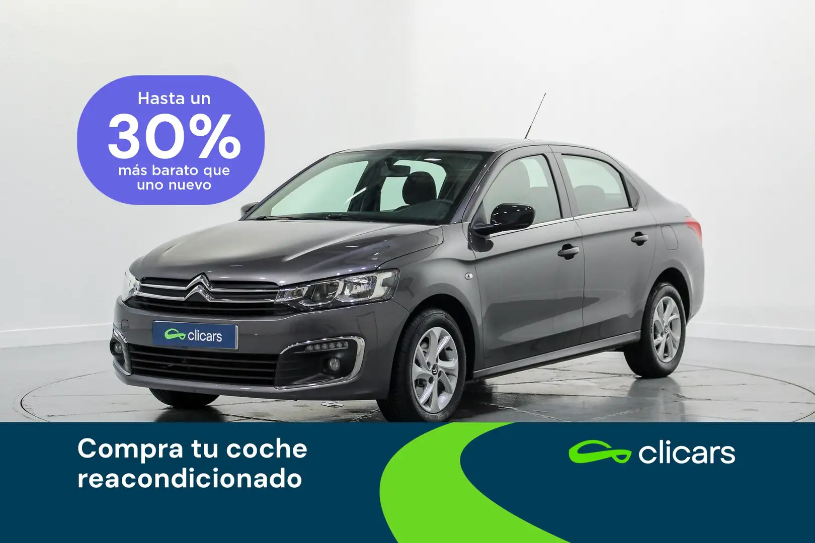 Citroen C-Elysée 1.2 PureTech Origins 82 Gris - 1