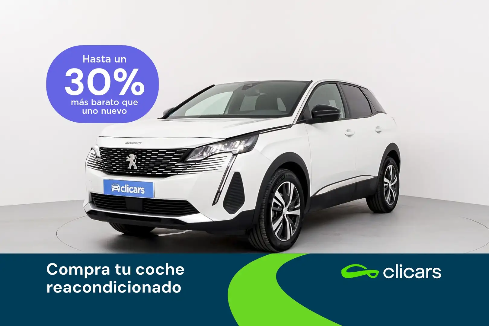 Peugeot 3008 Hybrid 136 Allure eDCS6 Blanco - 1