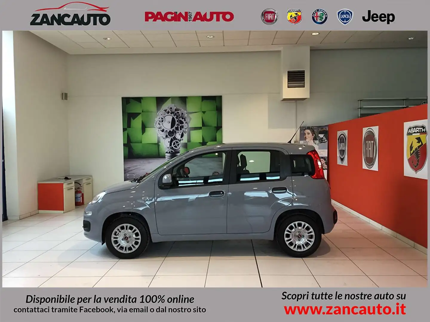 Fiat Panda Panda 1.2 69cv Easy Benzina S3 Grigio - 1