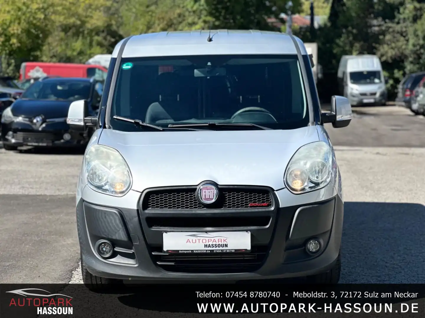 Fiat Doblo Doblò SX Maxi Kasten TÜV 06/26 Garantie AHK 1-Hand Grau - 2