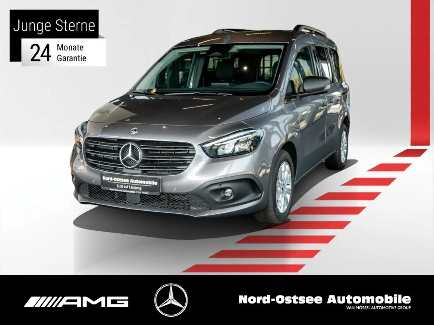 Mercedes-Benz Citan 113 TOURER PRO KLIMA LED MBUX 5 SITZE Grijs - 1