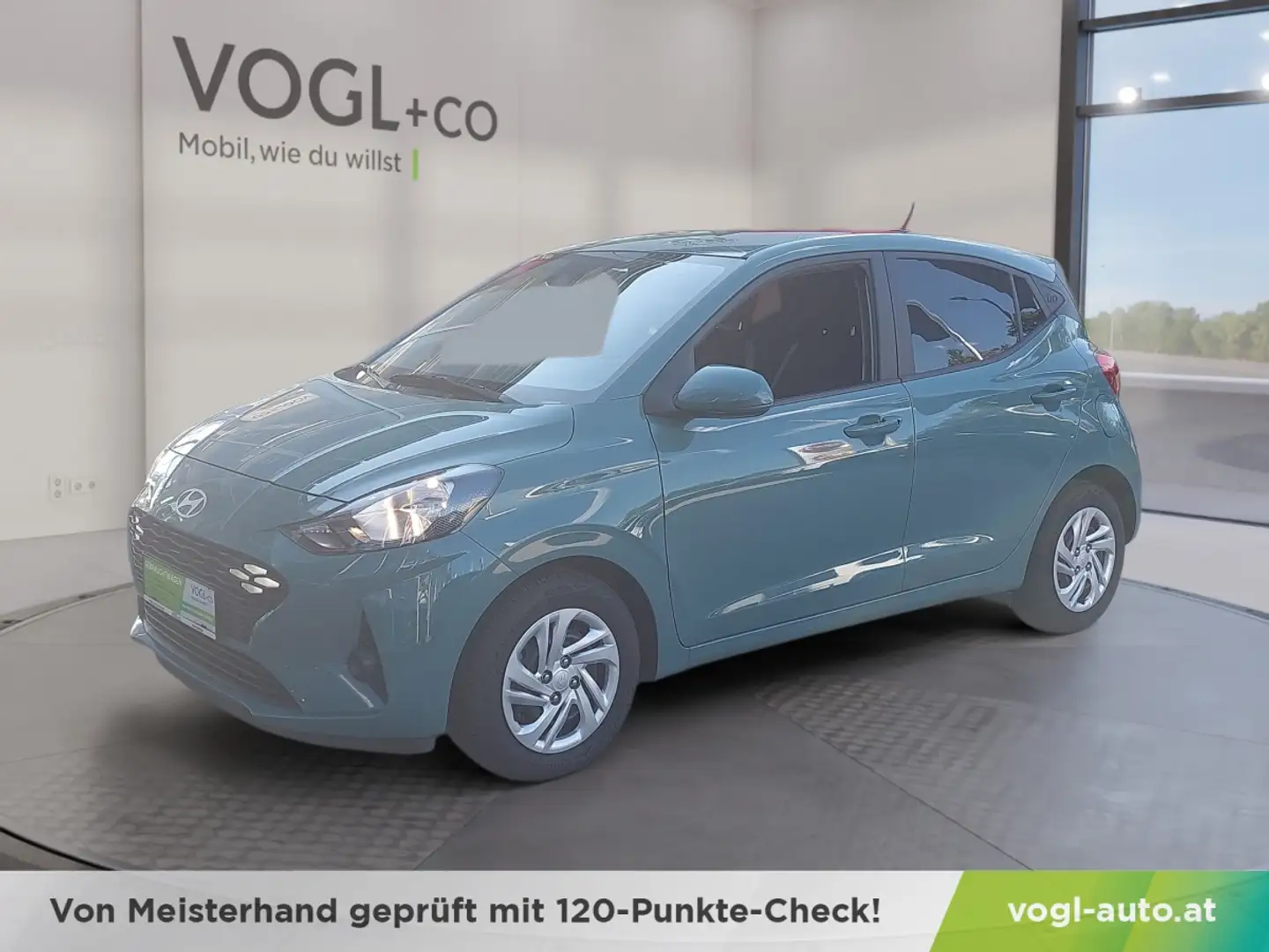 Hyundai i10 1,2 i Line Plus Aut. Grün - 1