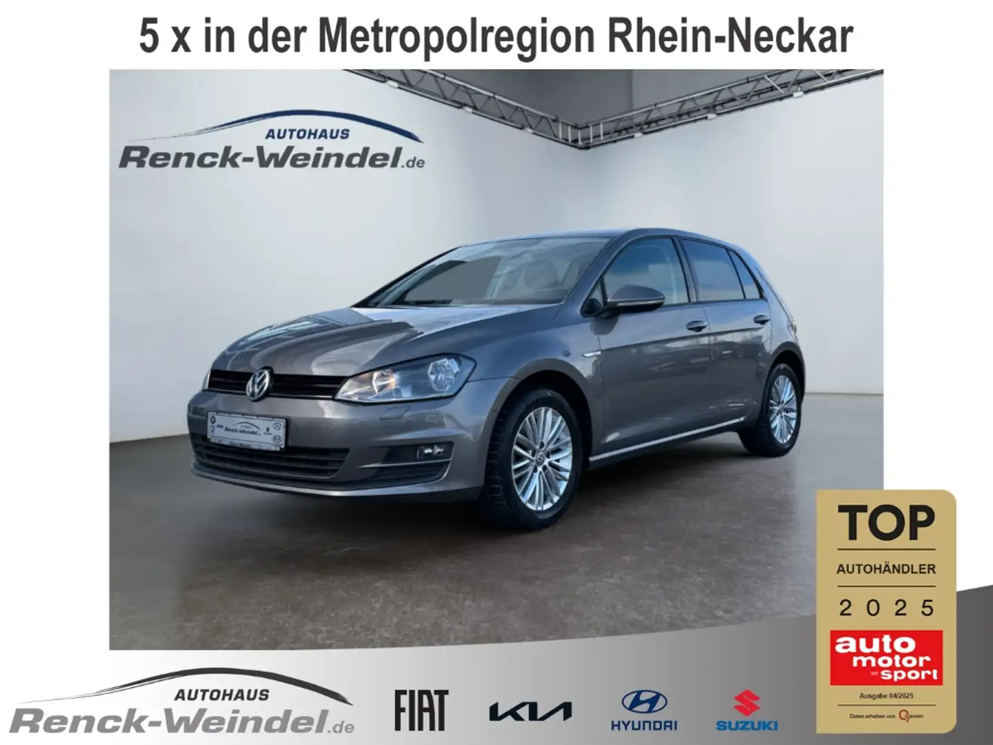 Volkswagen Golf VII 1.2 TSI BMT Cup Soundsystem Dynaudio Sperrdiff Grau - 1