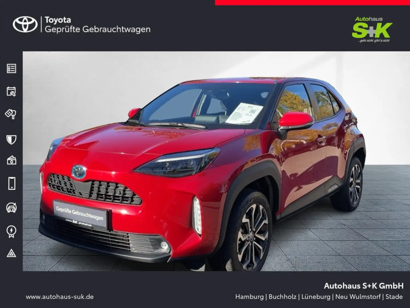 Toyota Yaris Cross 1,5-l Hybrid+ Winter+Safety-Paket+++ Rouge - 1