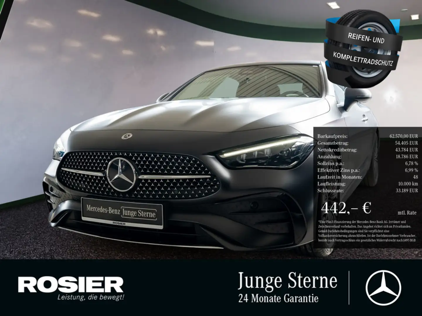 Mercedes-Benz CLE 450 4M Cabriolet AMG Sport Advanced Magno Schwarz - 1