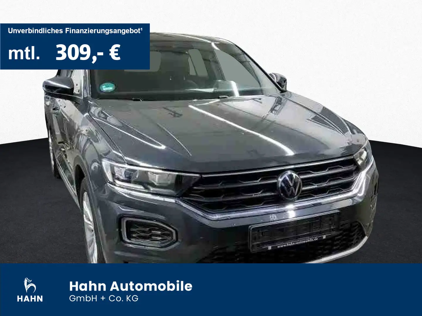 Volkswagen T-Roc 2.0 TDI DSG Sport 4Motion AHK Cam LED Grau - 1