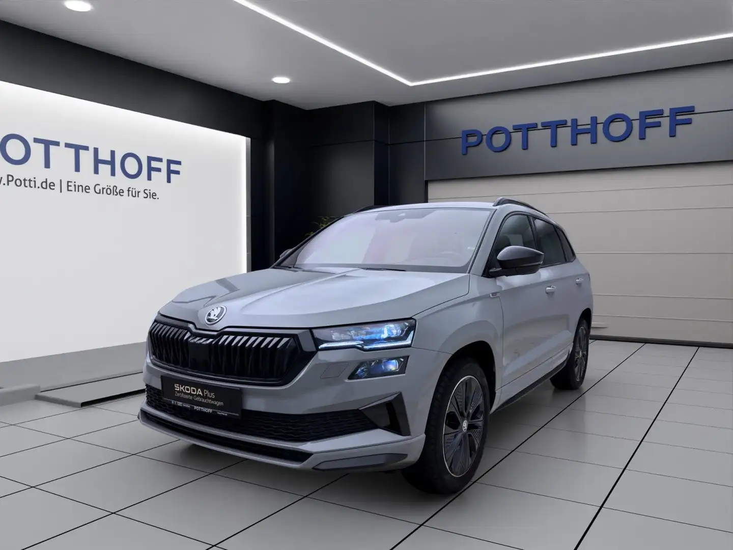 Skoda Karoq 2.0 TSI DSG 4x4 SPORTLINE MATRIX DCC KLIMA Grau - 1